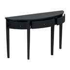 U-Style Distinctive Features of Pine Veneer Console Table
