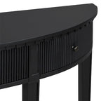 U-Style Distinctive Features of Pine Veneer Console Table