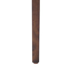 Walnut / Oak White A-Frame Writing Desk, 1-Person