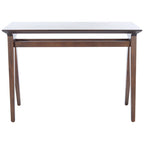 Walnut / Oak White A-Frame Writing Desk, 1-Person