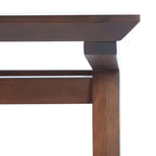 Walnut / Oak White A-Frame Writing Desk, 1-Person