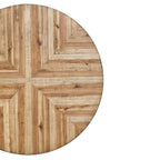 Light Birch & Black Round Dining Table, Seats 2–4
