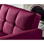 Comfortable Velvet Sleeper Sofa Bed by Legend Furniture