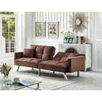 Comfortable Velvet Sleeper Sofa Bed by Legend Furniture