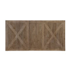 Brown Driftwood Extendable Dining Table, Seats 6-8