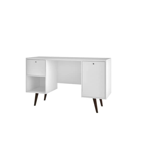 Edgar 1-Drawer Wood Mid Century Office Desk