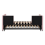 Twin Size Upholstered daybed with Extendable Trundle