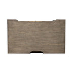 Dusty Taupe 3-Drawer Nightstand with Outlets & USB, Single