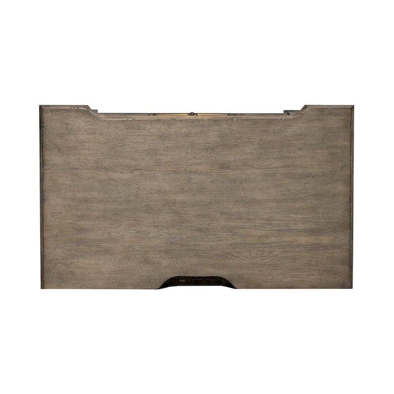 Dusty Taupe 3-Drawer Nightstand with Outlets & USB, Single
