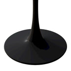 31.50 Modern Hexagonal Coffee Table with Printed Marble Top and Metal Base for Dining Room, Kitchen and Living Room