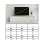 Trinell Casual Large TV Stand w/Fireplace Option Brown
