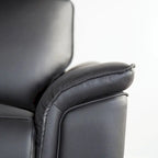 Furniture of America Marty Modern 2-Piece Leather Match Manual Reclining Living Room Sofa Set
