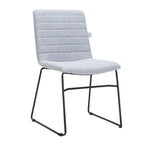 Leather Polyester Office Chair with Stainless Steel Base Zylar Series