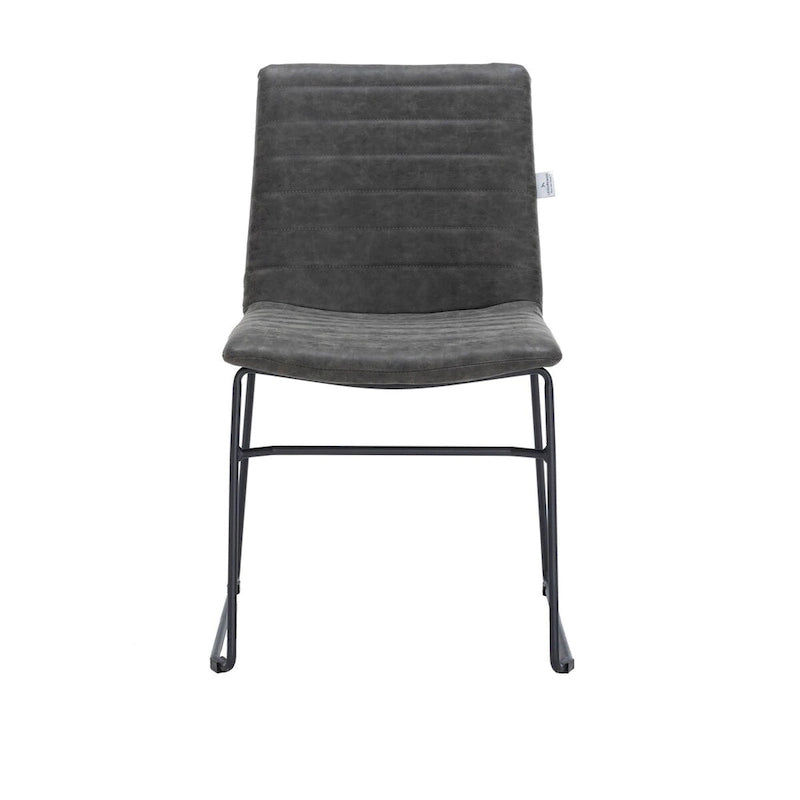 Leather Polyester Office Chair with Stainless Steel Base Zylar Series