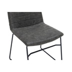 Leather Polyester Office Chair with Stainless Steel Base Zylar Series