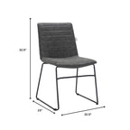 Leather Polyester Office Chair with Stainless Steel Base Zylar Series