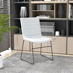 Leather Polyester Office Chair with Stainless Steel Base Zylar Series